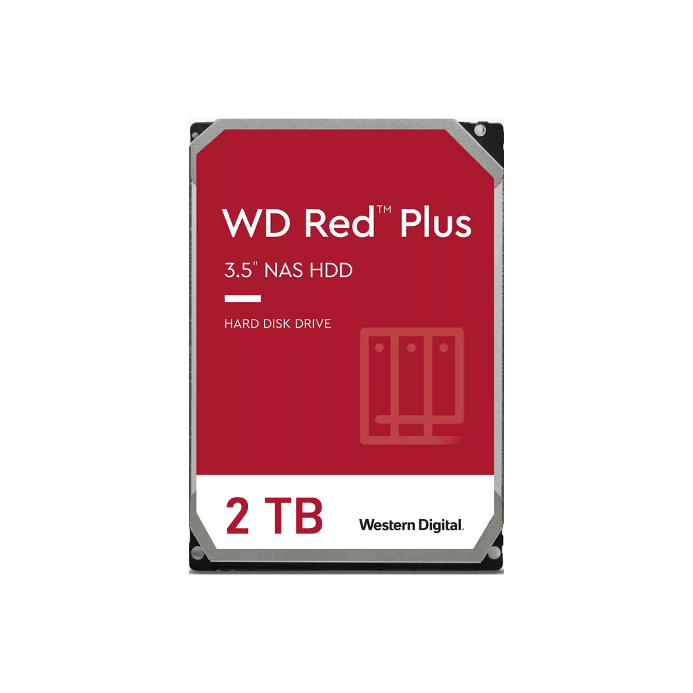 WD RED Plus NAS Hard Drive - 2TB