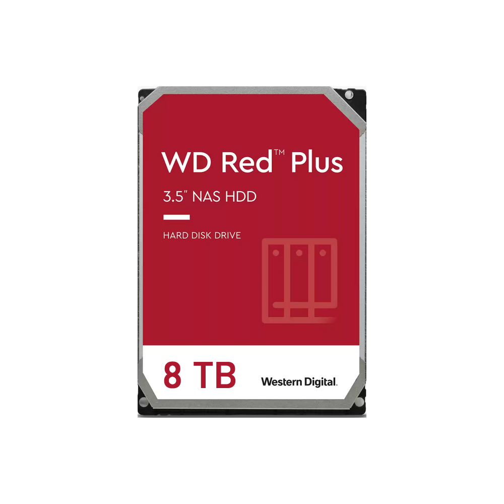 WD RED Plus NAS Hard Drive - 8TB