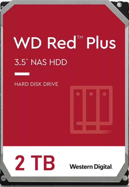 WD Red NAS Plus Hard Drive 2TB